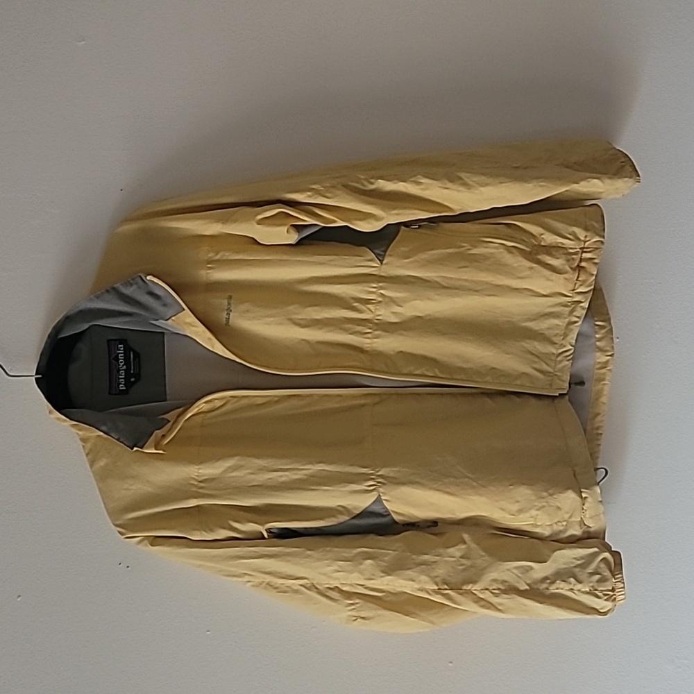Patagonia Alpine Wind Jacket. Yellow. Women's Size Small.
